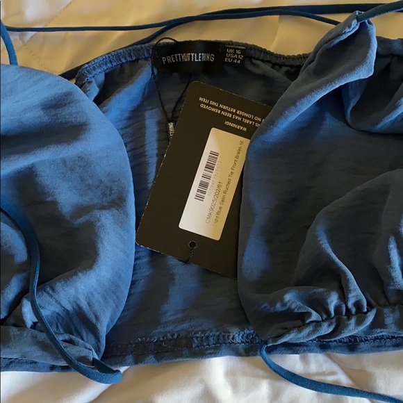 PLT blue crop top - Picture 3 of 3